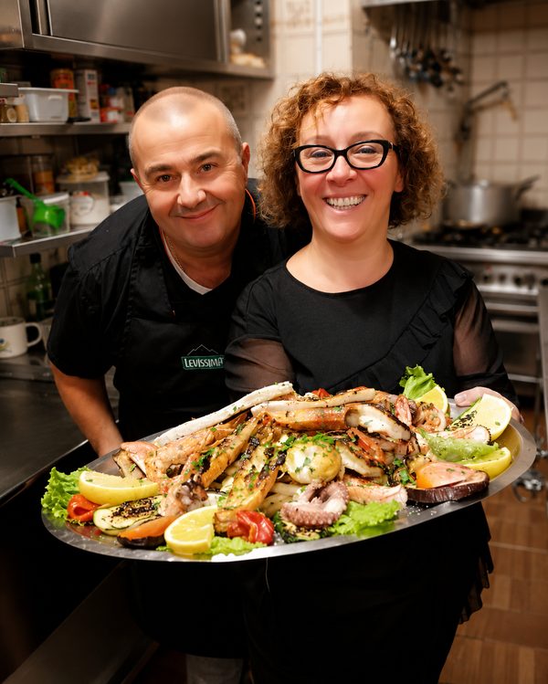 Chef Tommaso e la moglie Anna